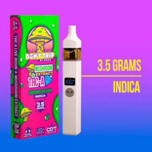 3.5g Dozo Don't Trip Mushroom Vape: Shroomhead Kush (Indica)